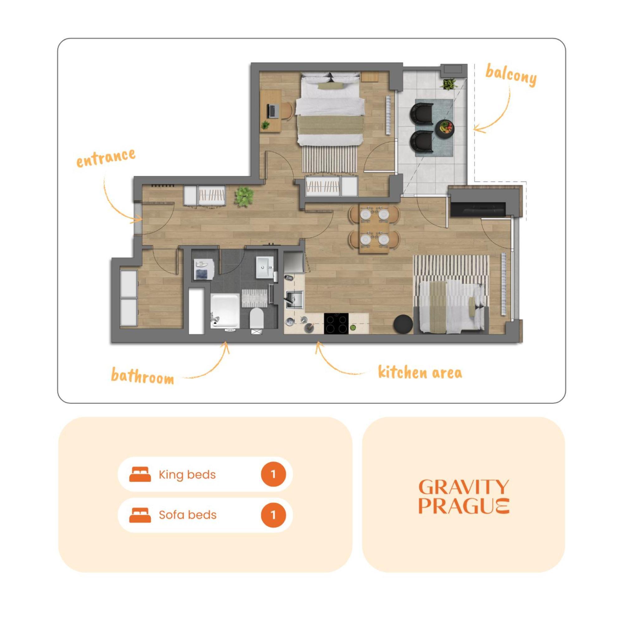 Design Apartment - Balcony, Free Parking, Yoga, 10 Mins To Center, By Gravity Prague Praga Exterior foto
